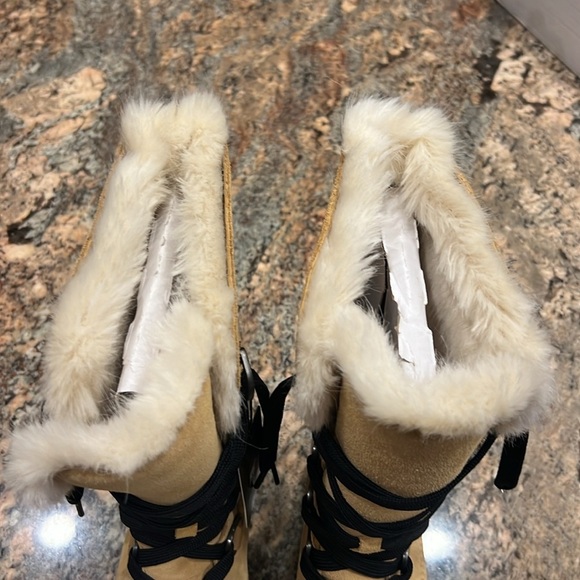 NWT’S Sorel Tan Waterproof Women's Snow Boots SZ 7.5 New - Picture 12 of 14